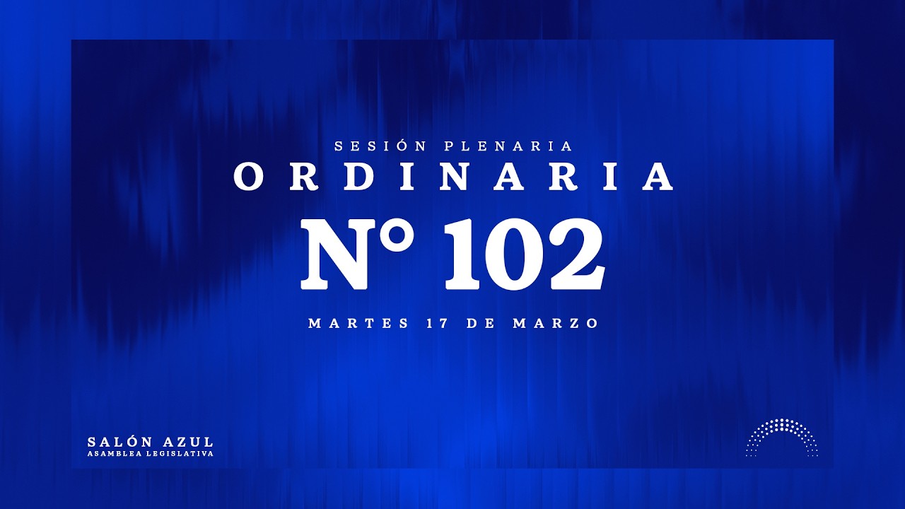 Sesión Plenaria Ordinaria Nº 102