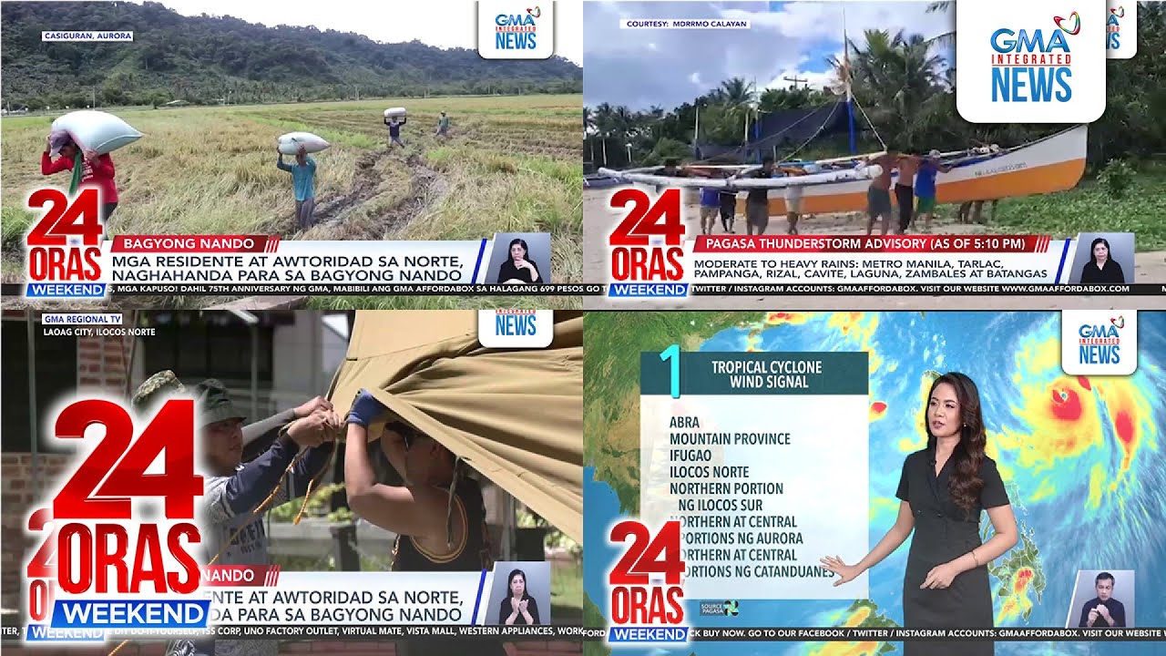 Paghahanda sa pananalasa ng Bagyong Nando (Sept. 20, 2025) | 24 Oras Weekend