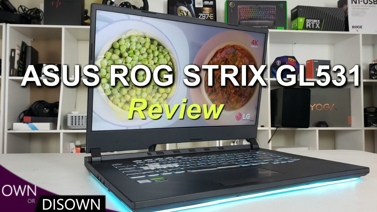 ASUS ROG STRIX GL531GU REVIEW - Coolest GTX 1660Ti Laptop?