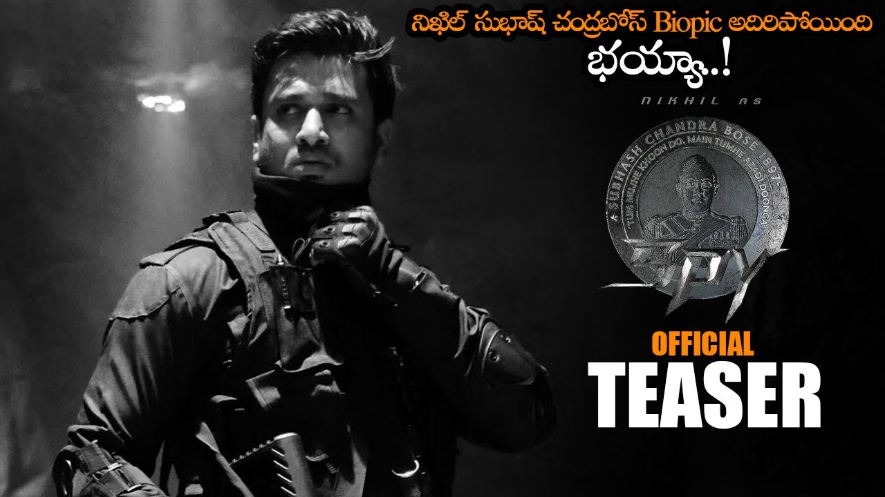 SPY Movie Official Teaser || Nikhil Siddharth || Iswarya Menon || 2023 Telugu Trailers || NS