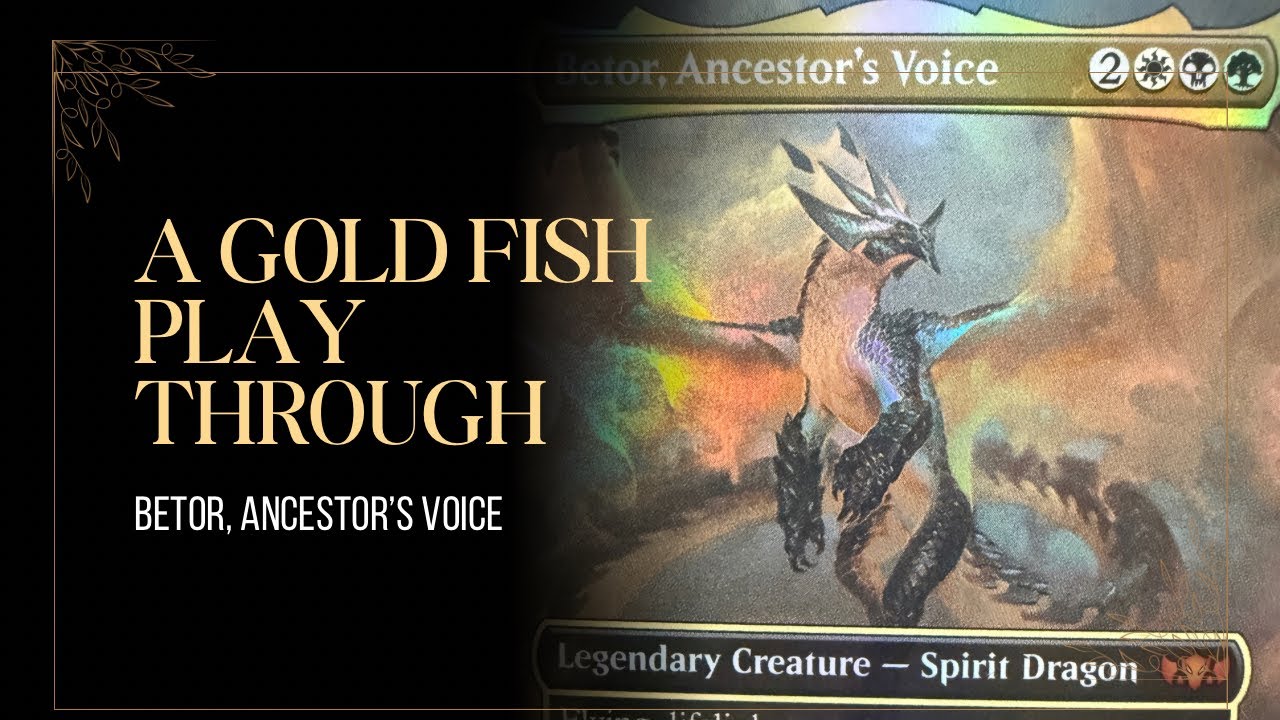 A Goldfish Play Through of my Betor, Ancestor’s Voice Deck