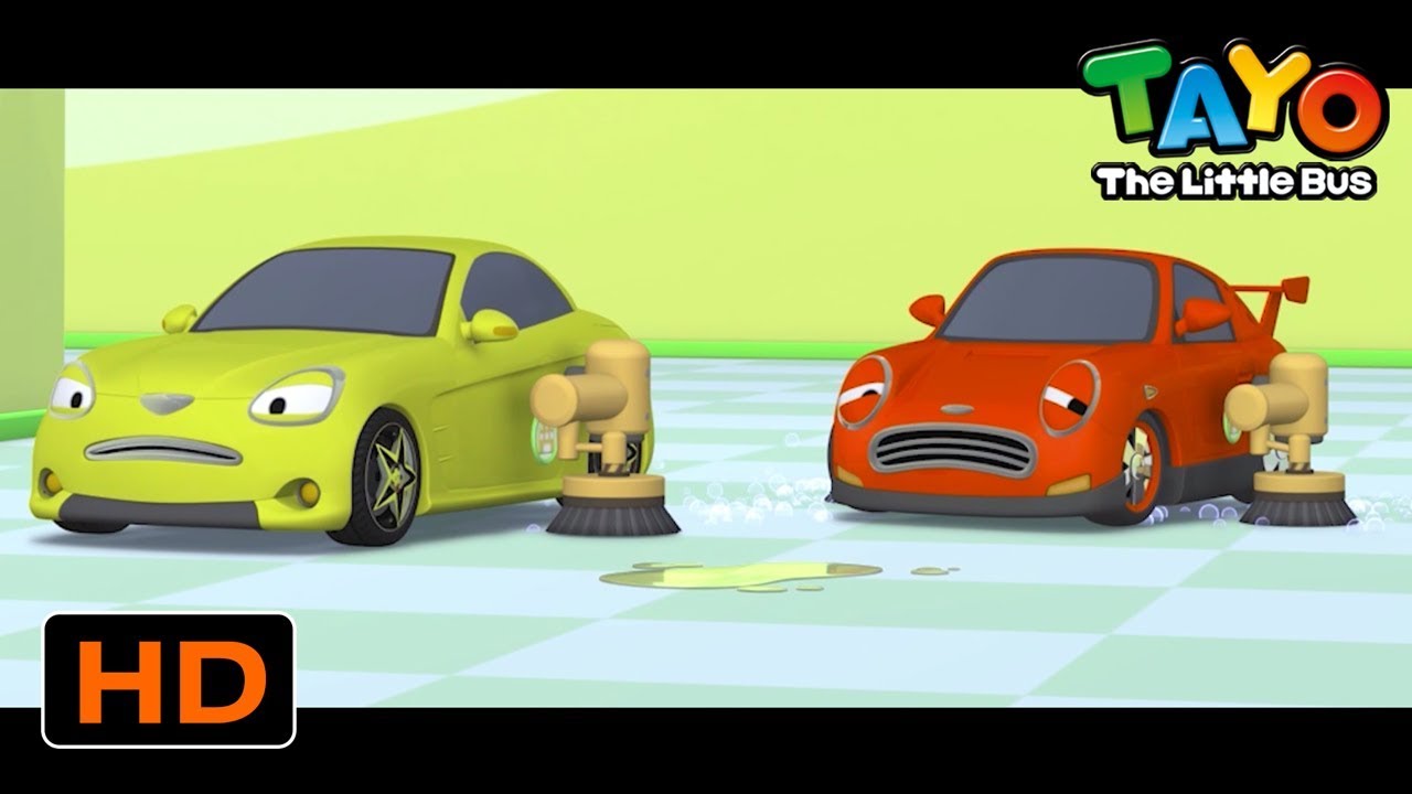 小巴士TAYO l Tayo 第4季 流行的一集 l 誰是最快的車？ l 小公交車太友