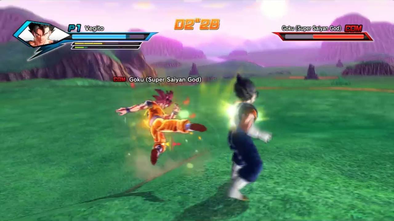 Vegito vs Goku (Super Saiyan God) | Dragon Ball Xenoverse PC