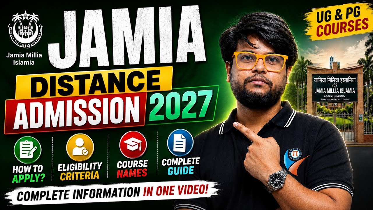 Jamia Distance Admission 2026 | Jamia Distance Form 2026 ? | JMI (Jamia) Distance Course 2026