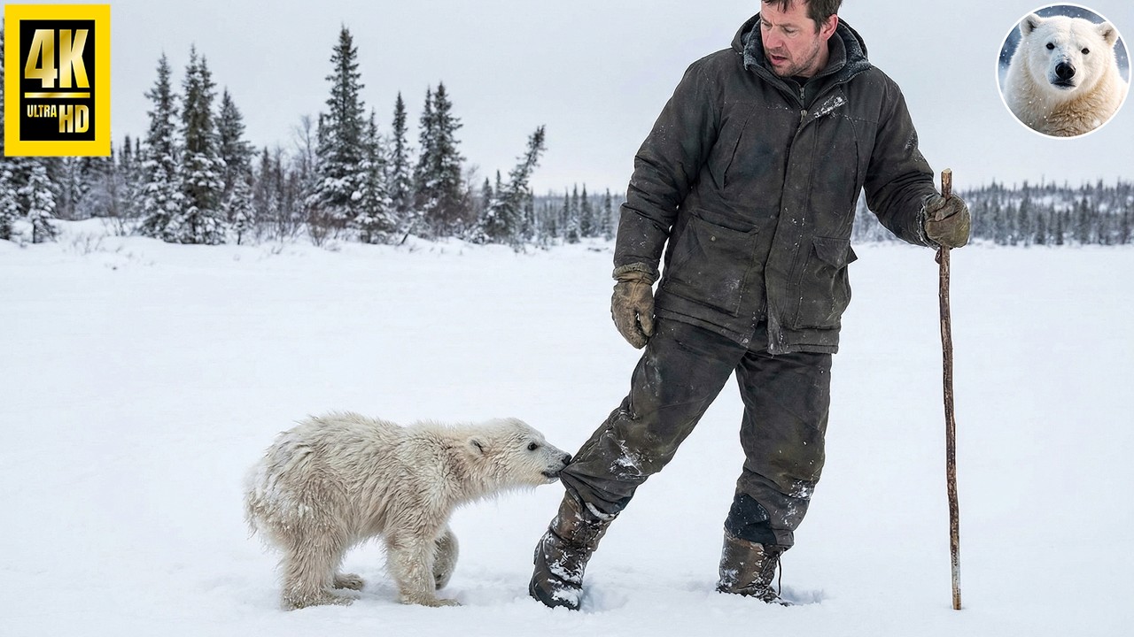 A Baby Snow Bear Pulled a Man to Follow Him—Leading to an Unforgettable Rescue | Animal Rescue Film