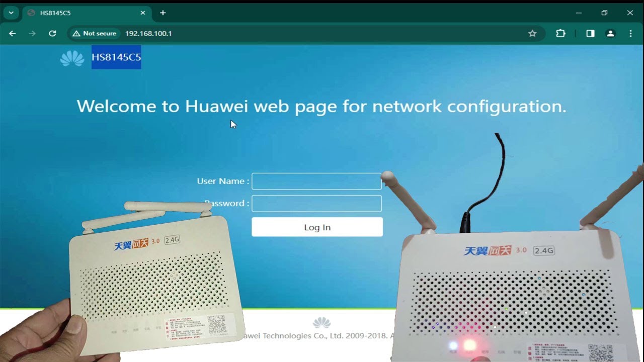 How to Configure Huawei epon wifi onu | FTTH Huawei ONU HS8145C5 | Huawei ONU HS8145C5 configuration