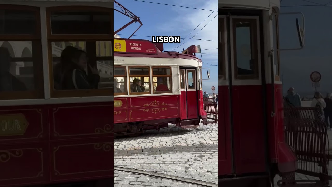 Beautiful trams In Lisbon #portugal #lisbontravel #europeantrip #lisbon #tourguide #travelguide