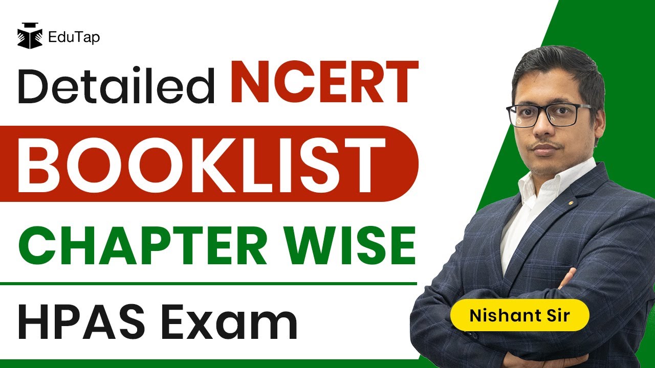 Complete NCERT Booklist For HPAS | Must Read NCERT Books | Subject wise Chapter wise NCERTs for HPAS