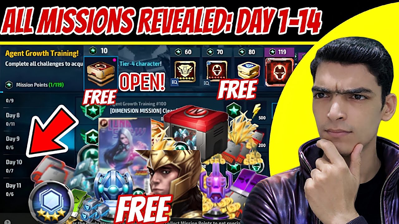 Agent Growth Training 😲 All Missions Revealed & Mid Update Seasonal Uniform | Marvel Future Fight 