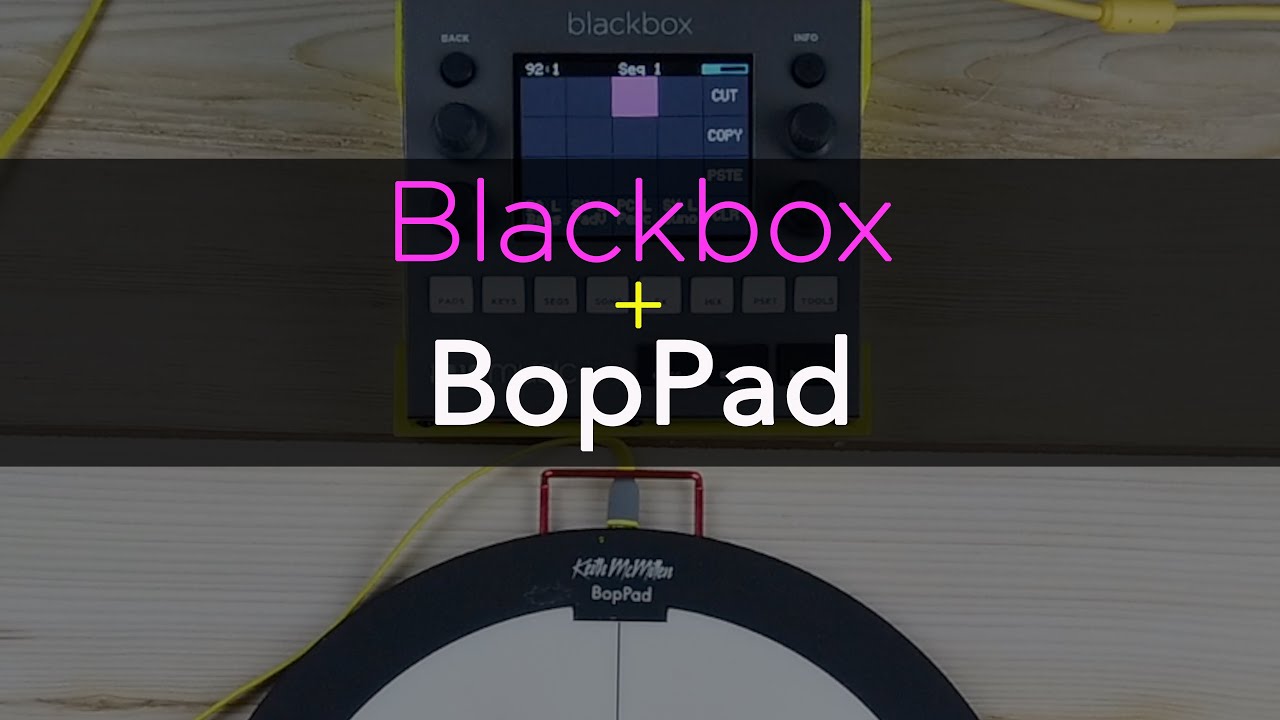 1010music Blackbox + Keith McMillen BopPad