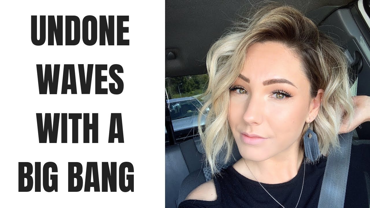 UNDONE TEXTURED WAVES || short hair