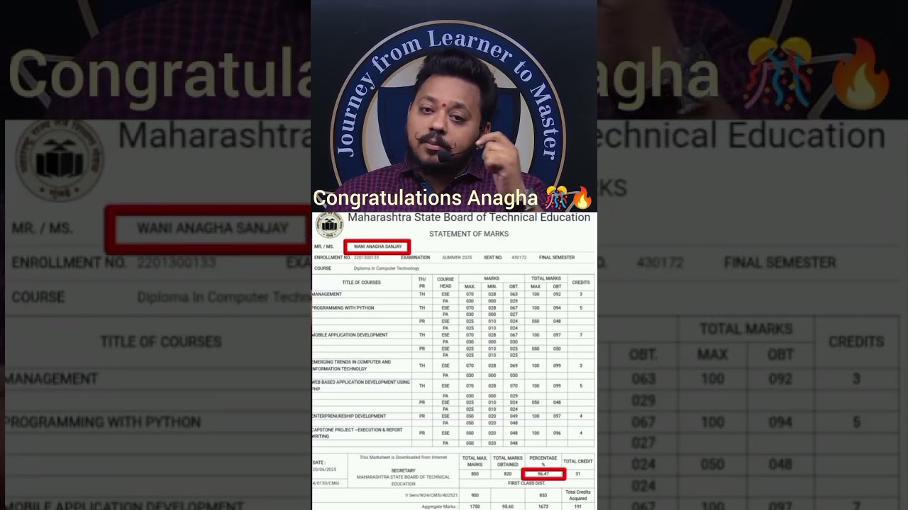 🎊Toppers 🎊 MSBTE Exam Summer 2025 #msbtediploma