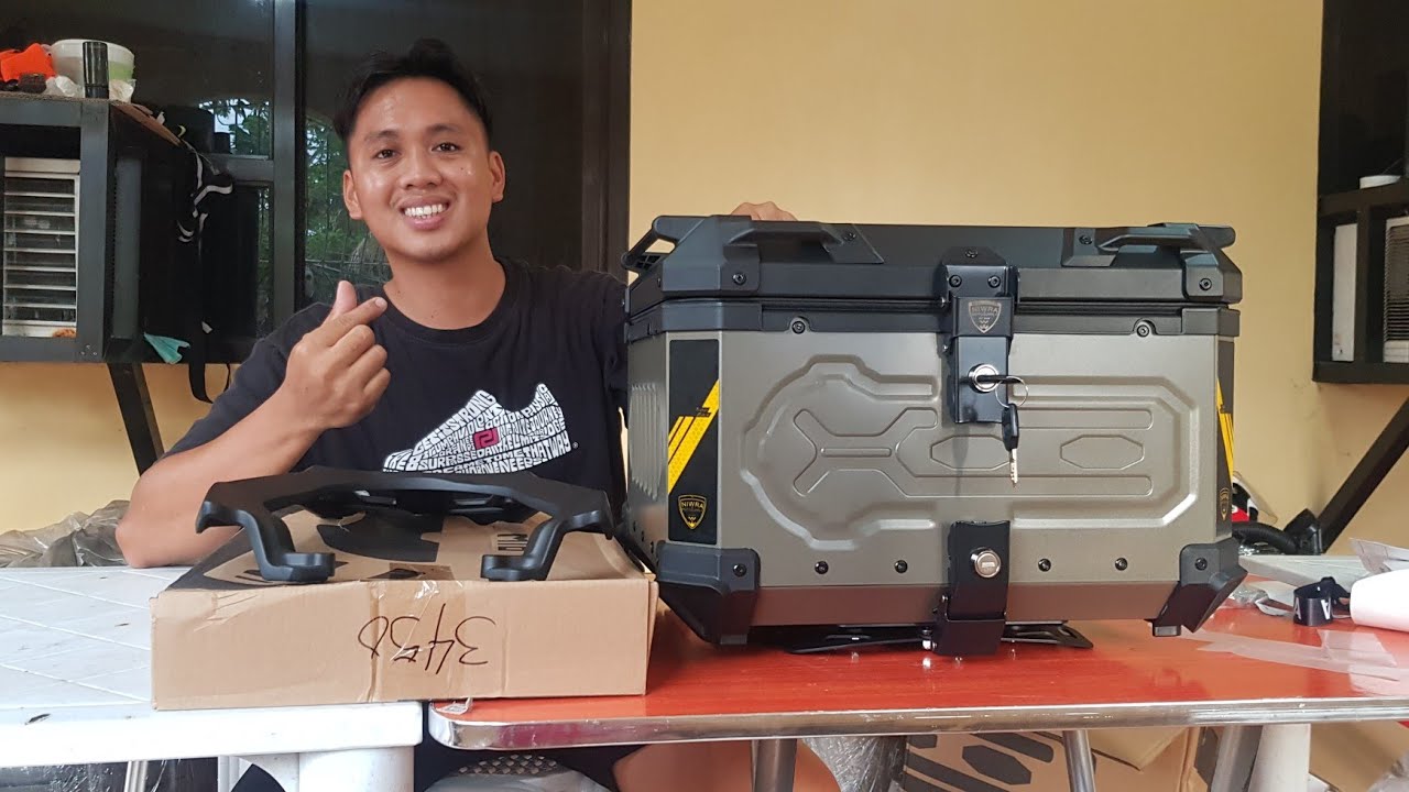 NIWRA MOTOSUPPLY | ALLOY TOP BOX | UNBOXING & INSTALLING FOR MIO GEAR S