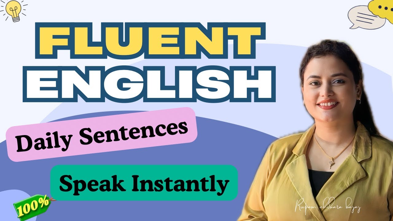 50+ Daily Use English Sentences | Fluent English | English Speaking Practice By Rupam Chikara