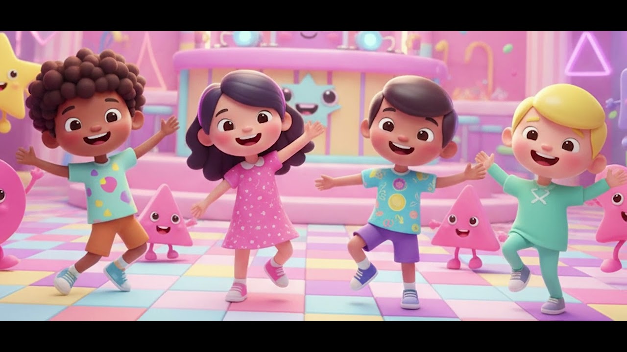 Shape Shuffle Party | Kids Activity