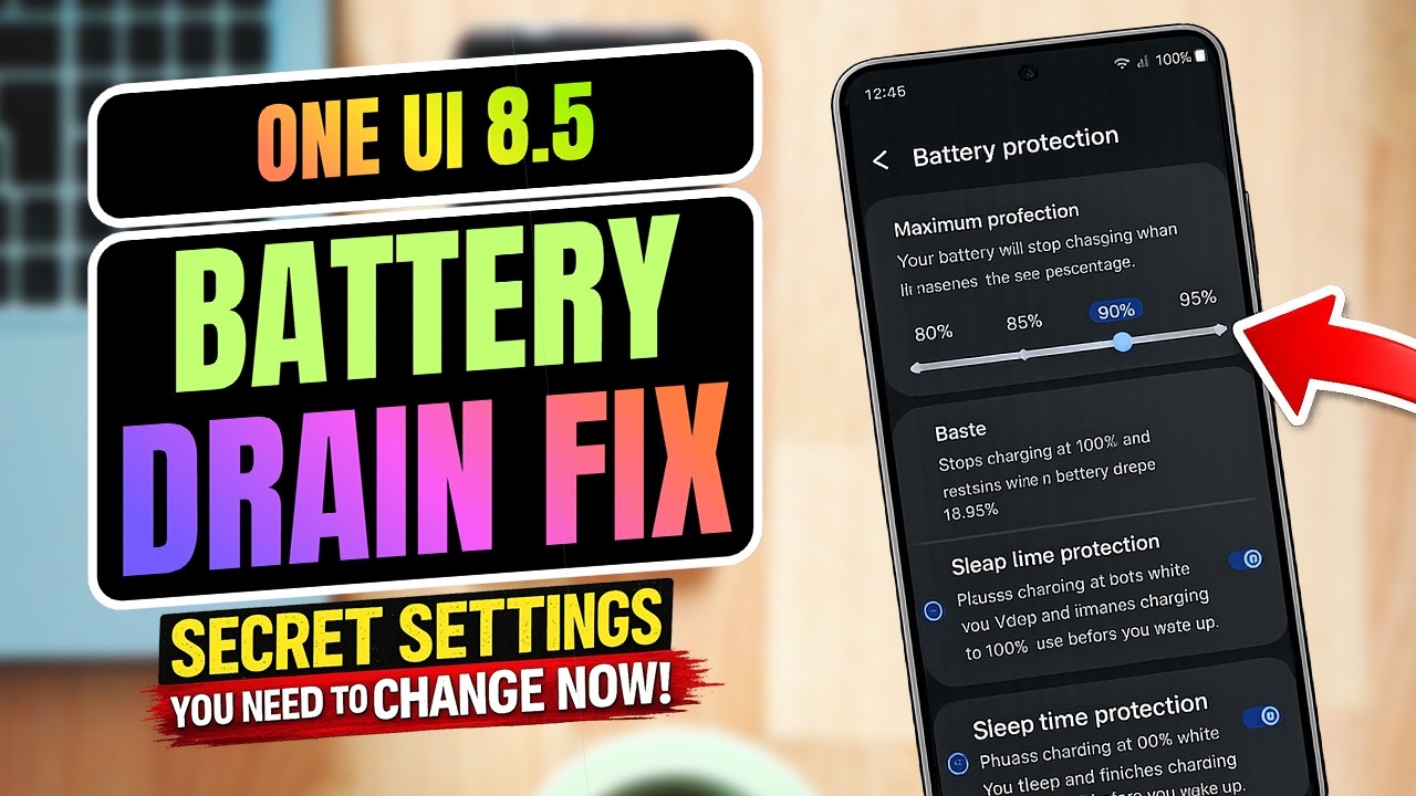 Samsung One UI 8 5 BATTERY DRAIN FIX! 🔥 Secret Settings You MUST Change NOW!