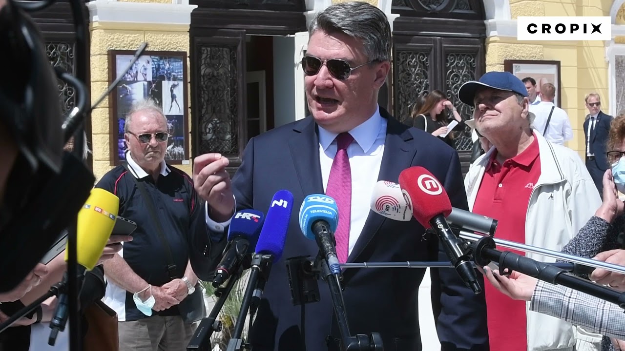 Predsjednik RH Zoran Milanović dao izjavu o stanju na HRT-u