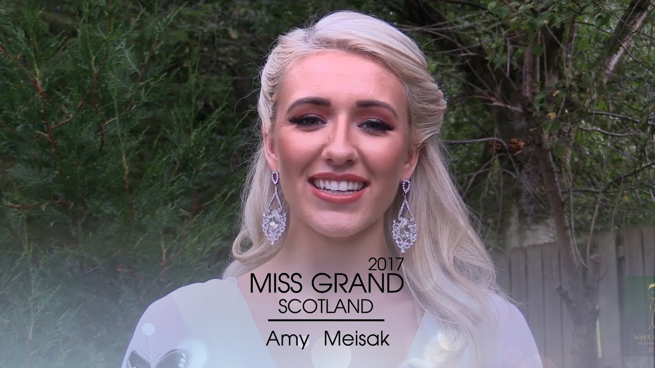 Amy Meisak Miss Grand Scotland 2017