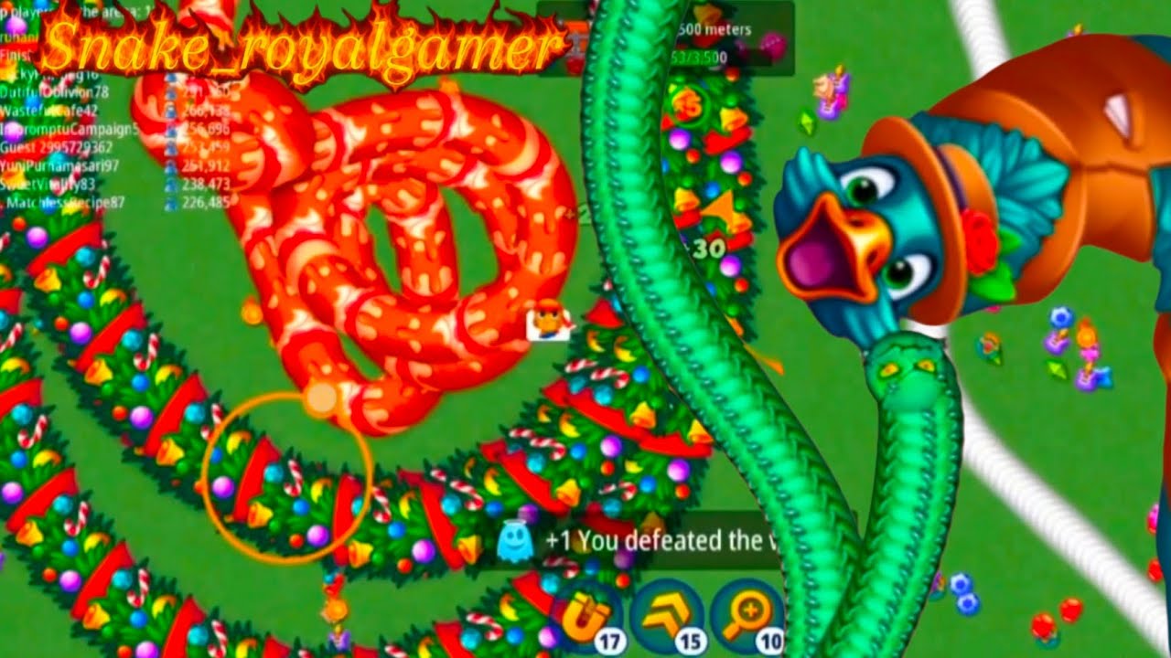 Snake game video @sanke_royalgamer #wormszone #gaming 