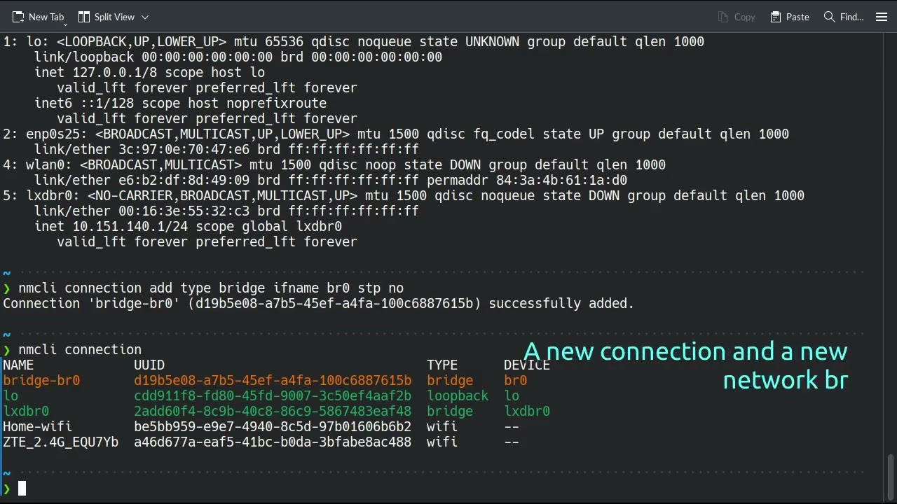 How to Create a Network Bridge Using Network Manager (nmcli)