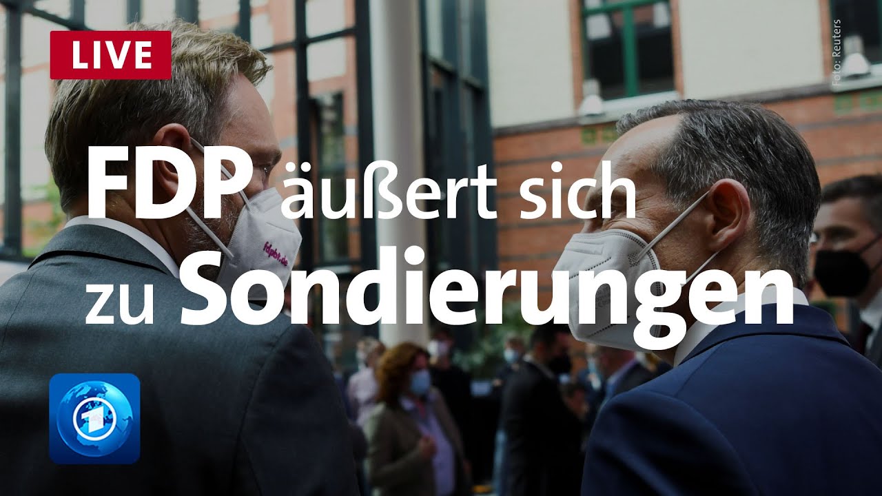 Nach Sondierungsrunden: Statement der FDP-Parteif&uuml;hrung