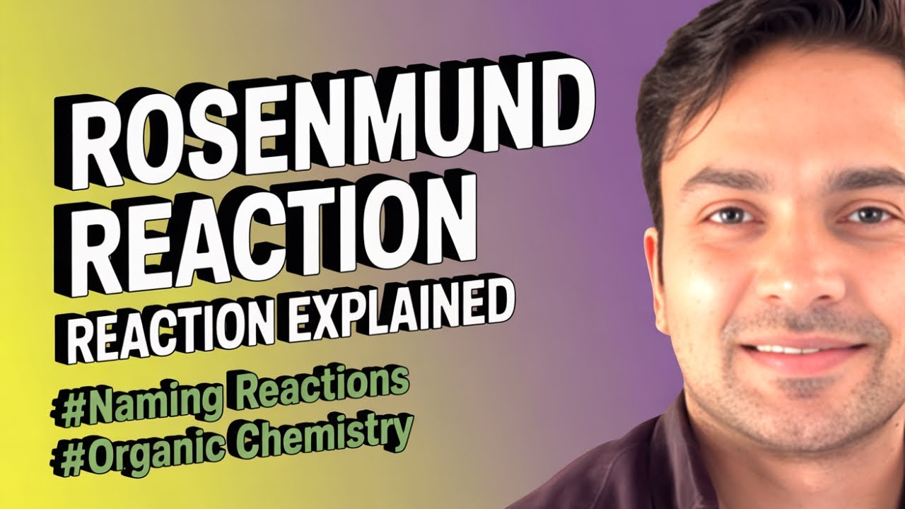 Rosenmund Reduction Reaction | Naming Reactions