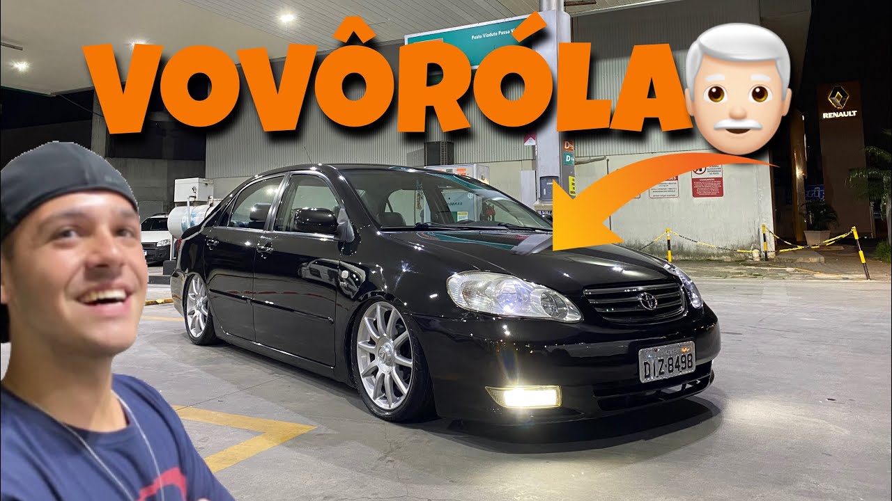 TOYOTA COROLA/suspensão a ar/r17😃