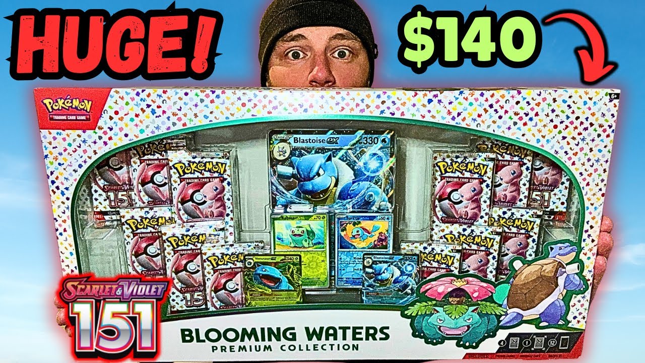 I Got My Hands On The Insane Pokemon 151 Blooming Waters Box! Opening It!