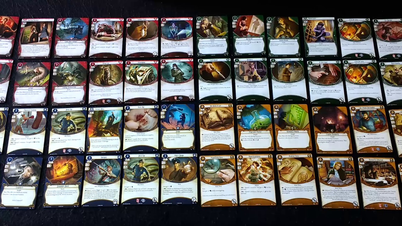 Arkham Horror LCG Card Game Unboxing -  Arkham Chronicle