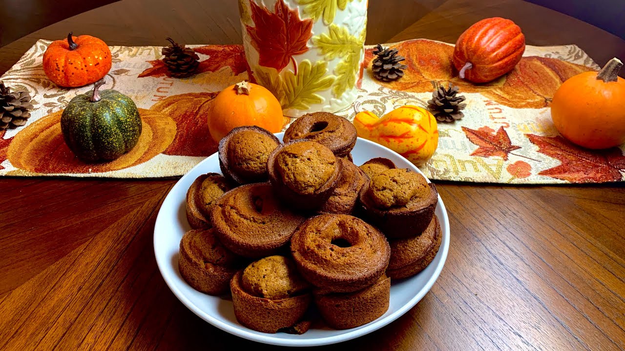 ASMR | Baking Pumpkin Muffins 🎃🧁Bake With Me | Soft Spoken