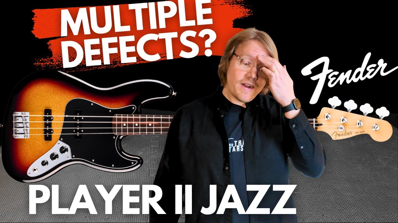 Компания Fender отправила ЭТО? Бас-гитару Player II Jazz Bass.