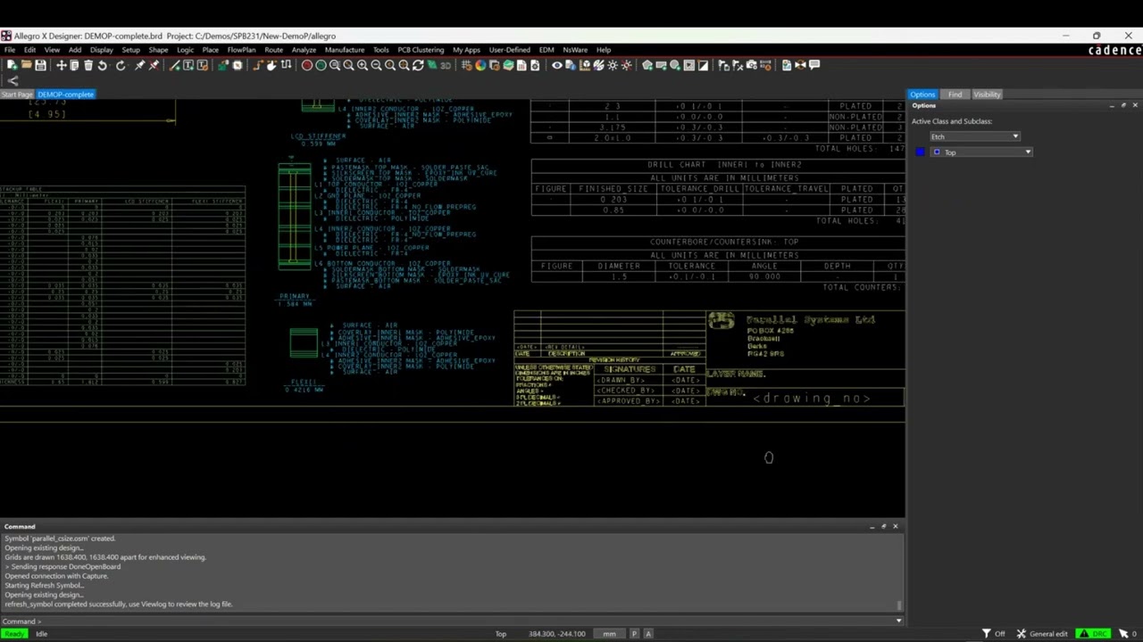 Cadence PCB Custom Variables