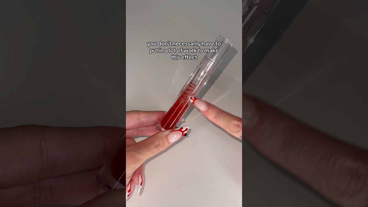 some people don&rsquo;t think this DIY lip oil is worth the purchase😫 #lipgloss #shorts