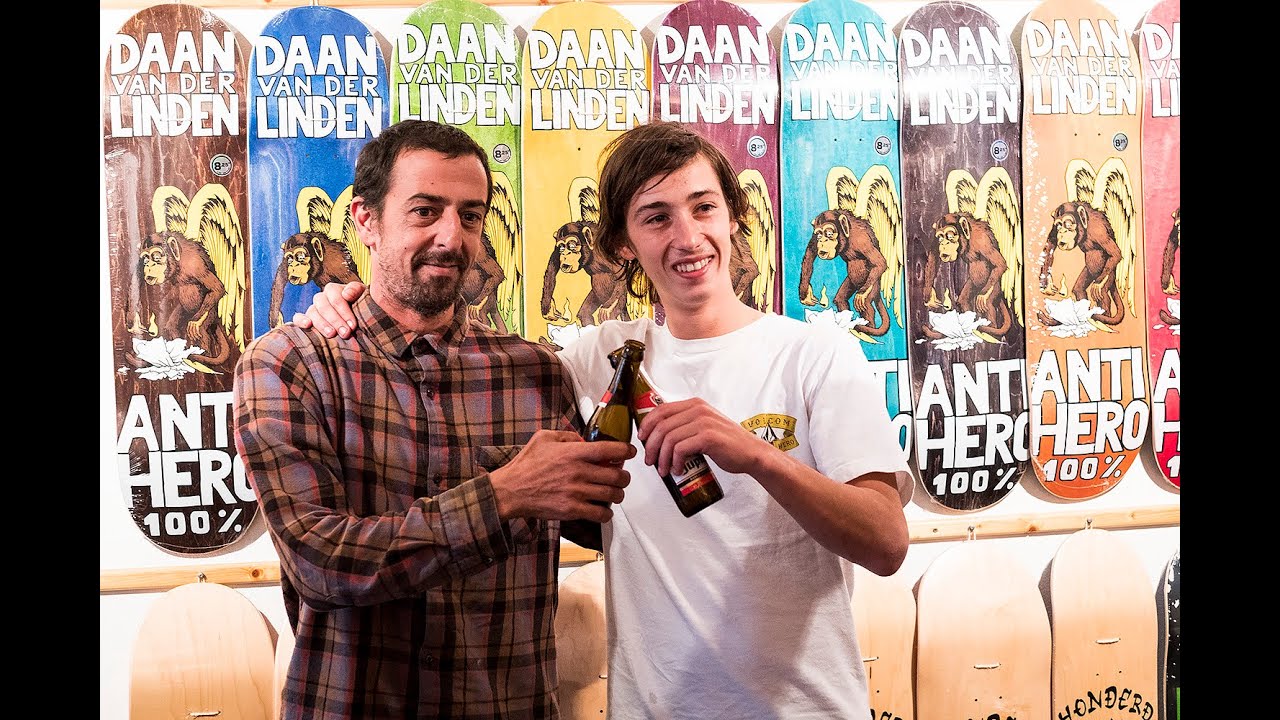 Daan van der Linden Pro Board release Area51 Eindje (Grant Taylor, Jake phelps, Daan van der Linden)