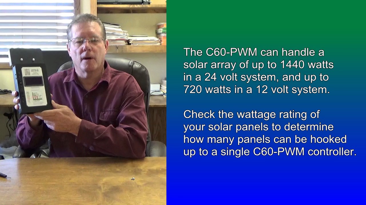 The Coleman Air C60-PWM 60 Amp Solar Charge Controller