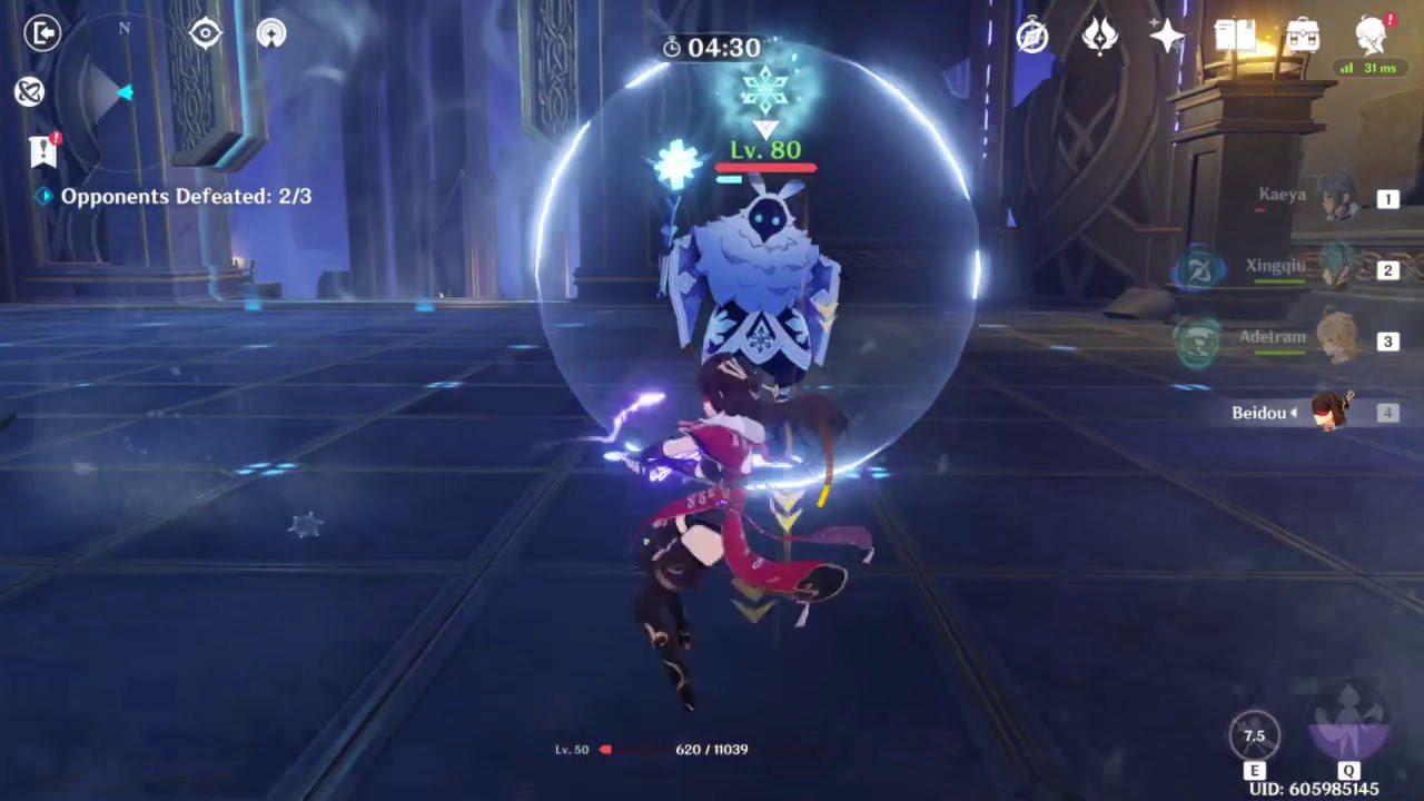 Kaeya C4 Passive Frozen Kiss Showcase