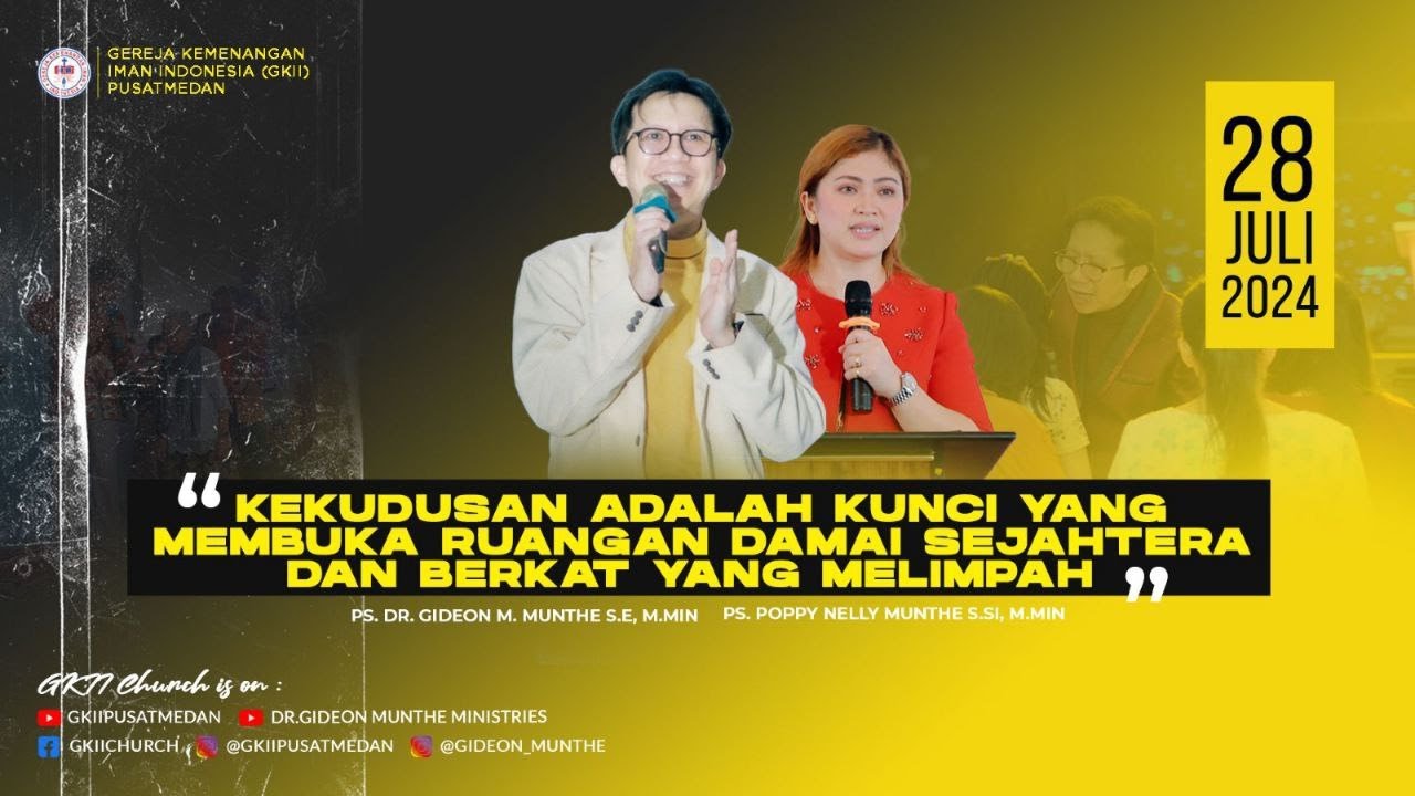 Kekudusan adalah Kunci yang Membuka Ruangan Damai Sejahtera dan Berkat yang Melimpah