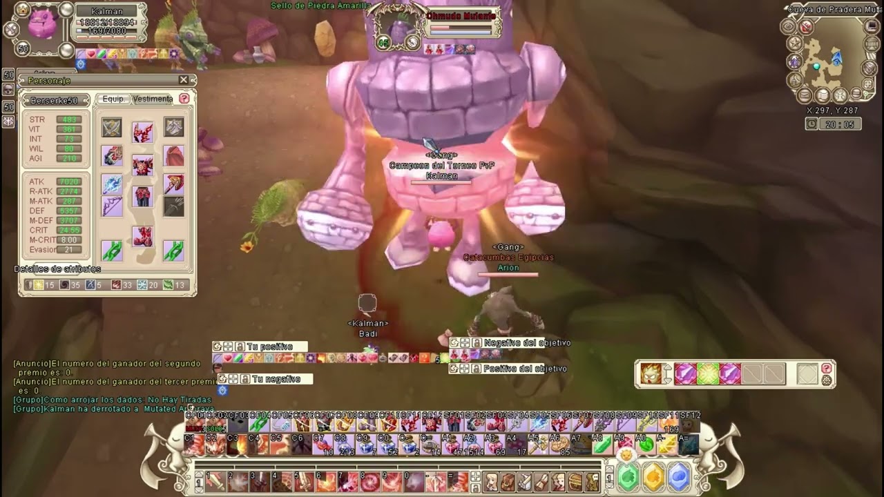 Grand Fantasia Memories Classic - Cueva Pradera Mutada