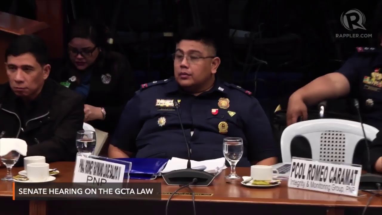 Senate hearing on the GCTA law