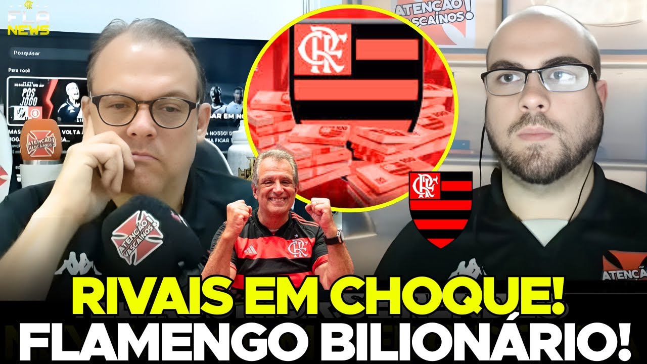 RIVAIS ASSOMBRADOS! Flamengo ultrapassa R$ 2 BILH&Otilde;ES de faturamento! FLAMENGO BILION&Aacute;RIO!