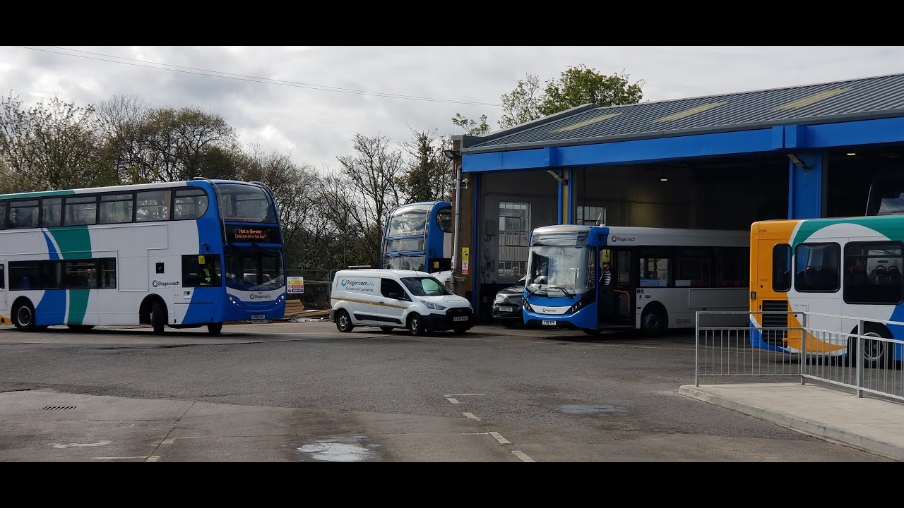 Buses and Coaches at St Andrews Bus Station