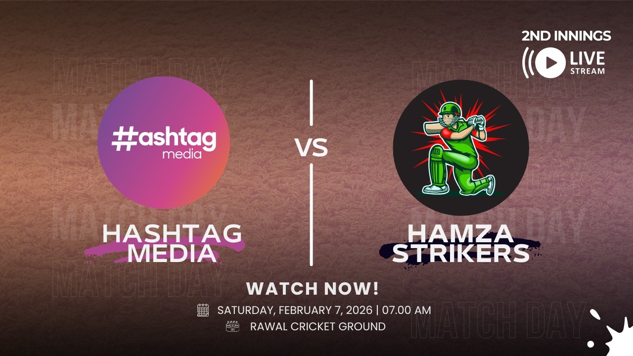 Hashtag Media v Hamza Strikers - 07 February 2026  [2nd Innings]