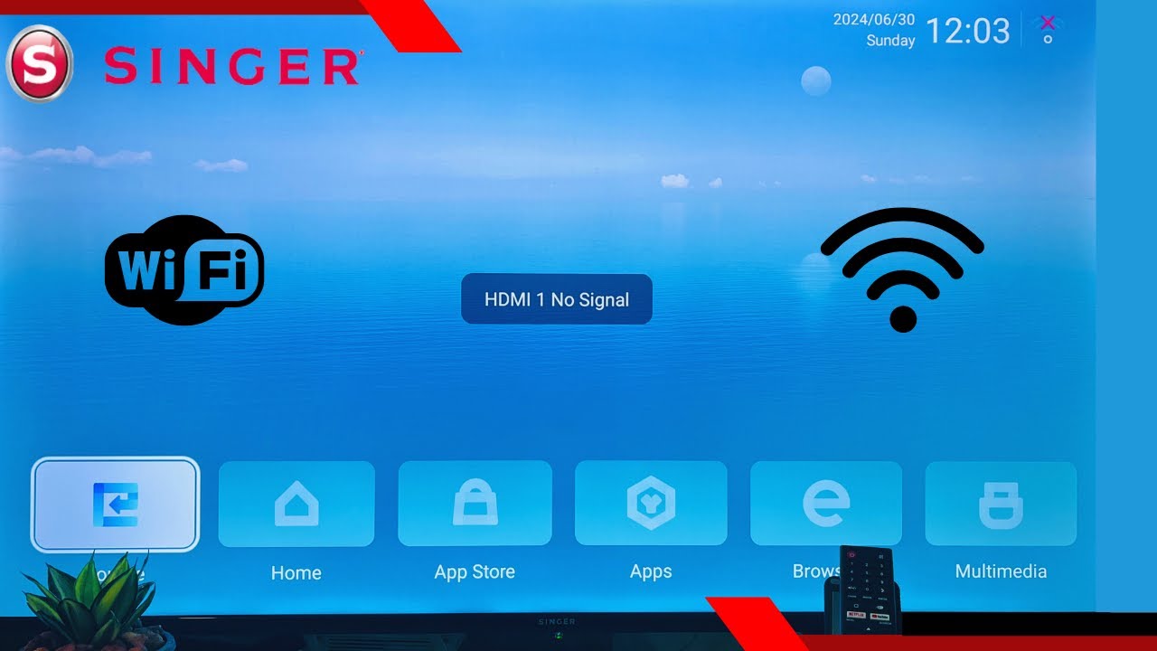 Singer Smart TV: How to Connect/Setup to Internet WiFi (Wireless)