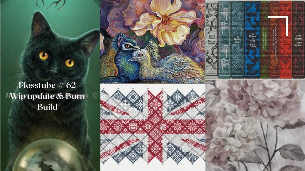 АПРЕЛЬ Flosstube # 62 обновление wip и сборка Barn