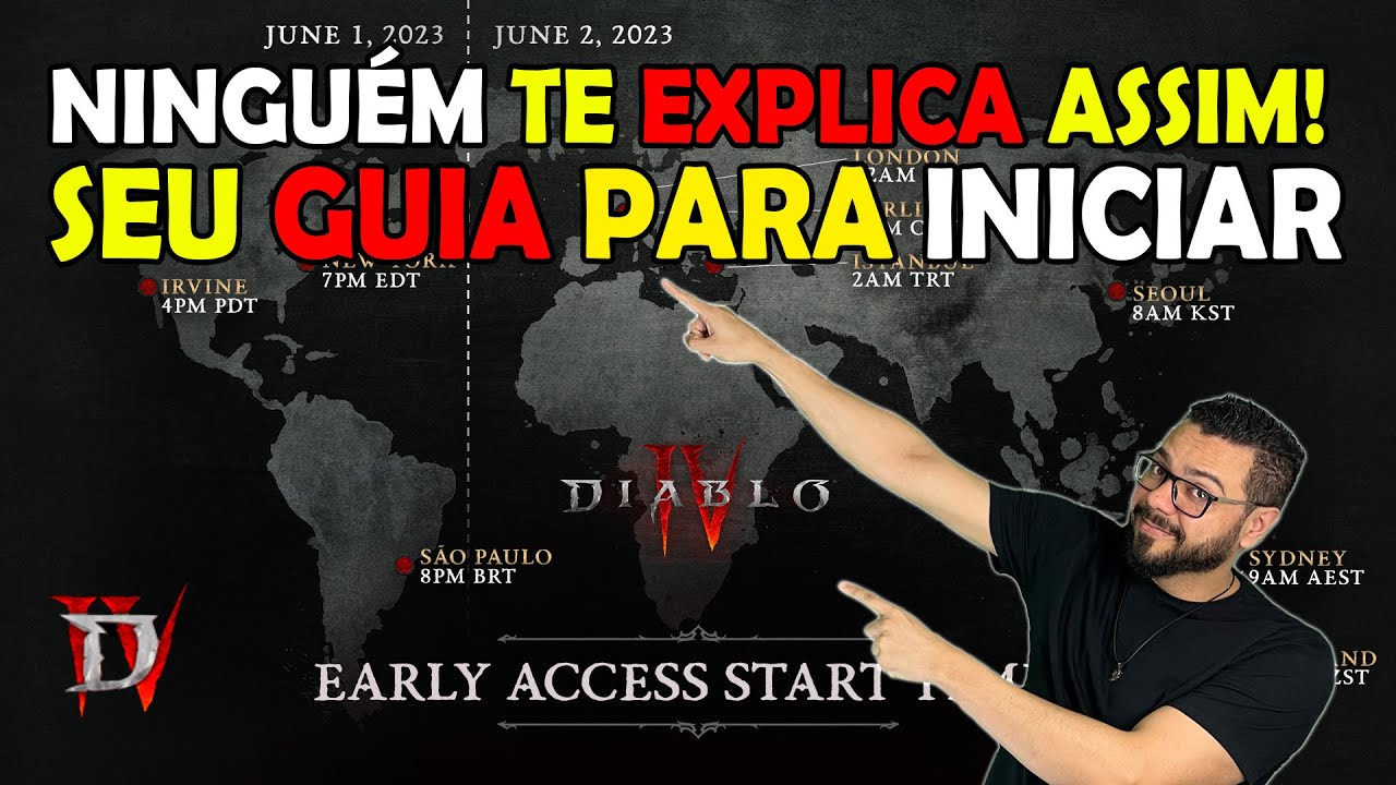 Diablo 4: GUIA PERFEITO para INICIANTES tudo que importa para começar com o pé direito.