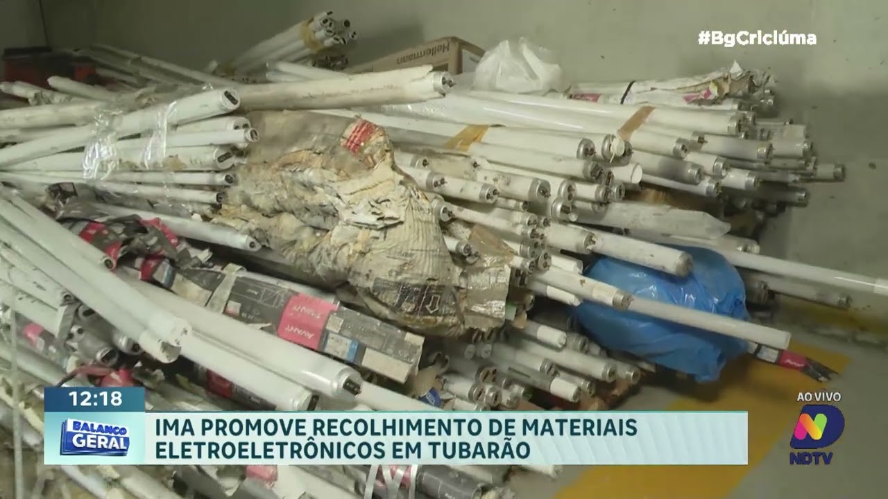IMA realiza coleta de lixo eletroeletrônico