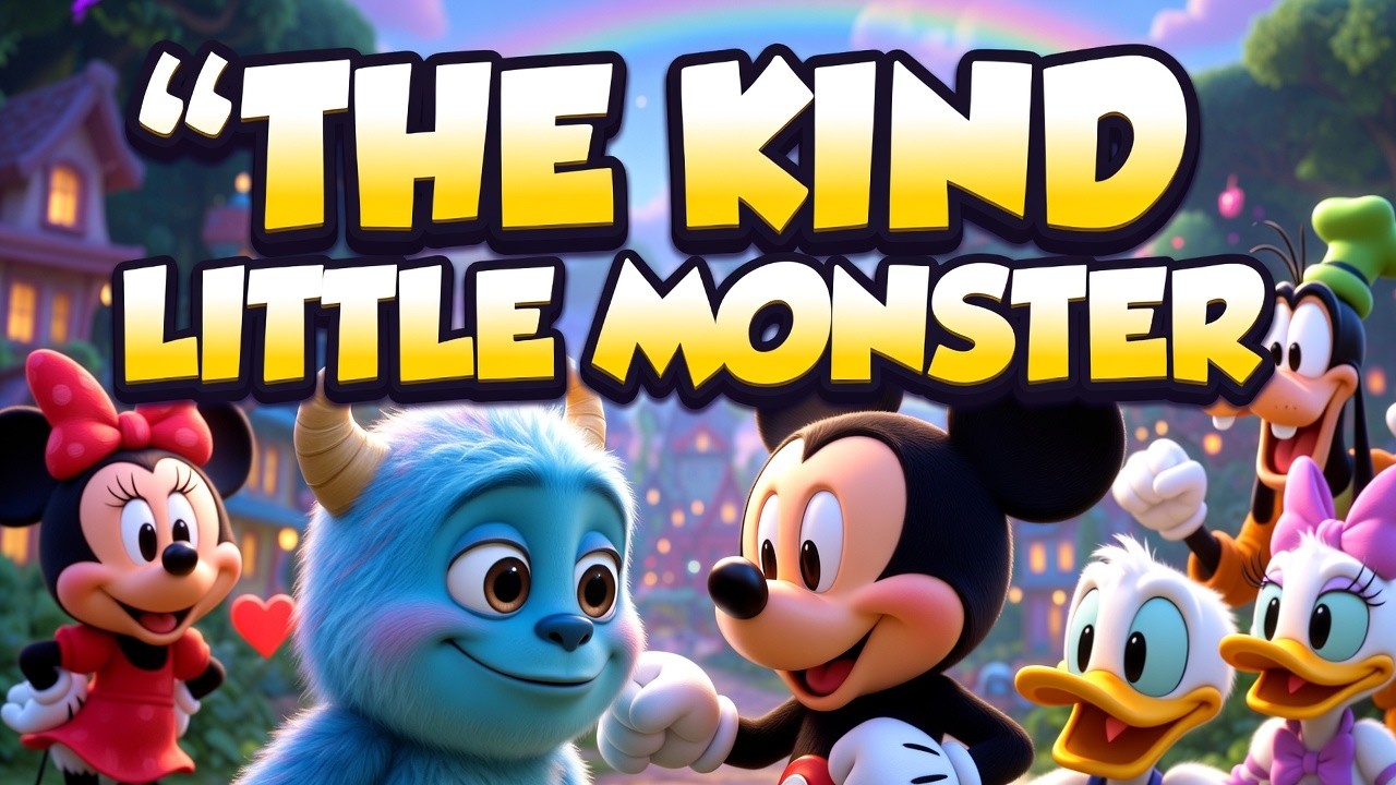 Mickey Mouse Meets a Cute Monster 🐭👾 | Heartwarming Kids Cartoon Story