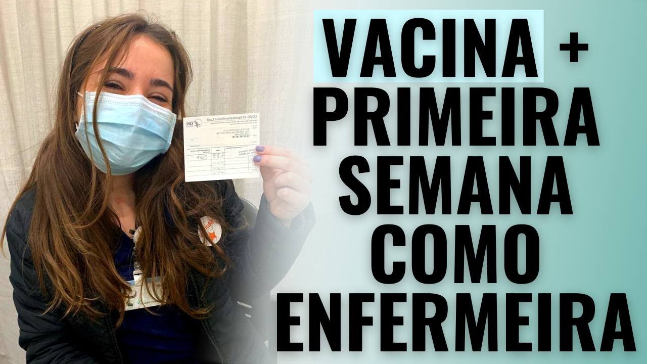 Vlog: Vacina + Primeira semana como enfermeira nos EUA | Julie Battaglia Quintas