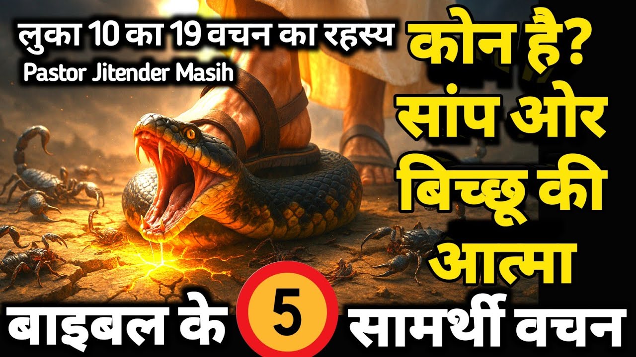 शैतान को हराने के लिए बाइबल के 5 POWERFUL वचन | Jitender Masih