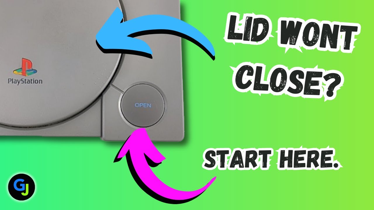 Original PlayStation (PS1) Lid Wont Close? Try This Super Cheap Method To Fix It Permanently